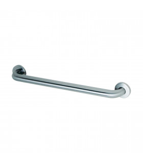 Barre d'appui droite en inox (Ø : 38 mm, 305 mm)