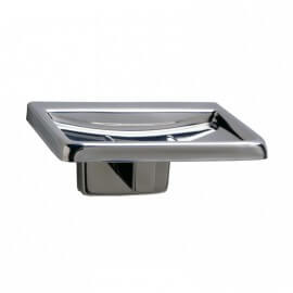 Porte-savon, tout en inox, poli brillant